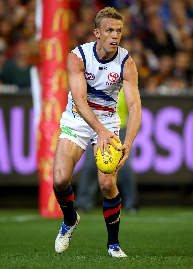 AFL 2015 Second Elimination Final - Western Bulldogs v Adelaide Nathan van Berlo is again leading the way in pre-season training for Adelaide - ${keywords}